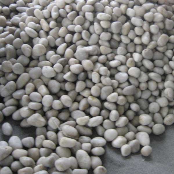 Natural white pebble