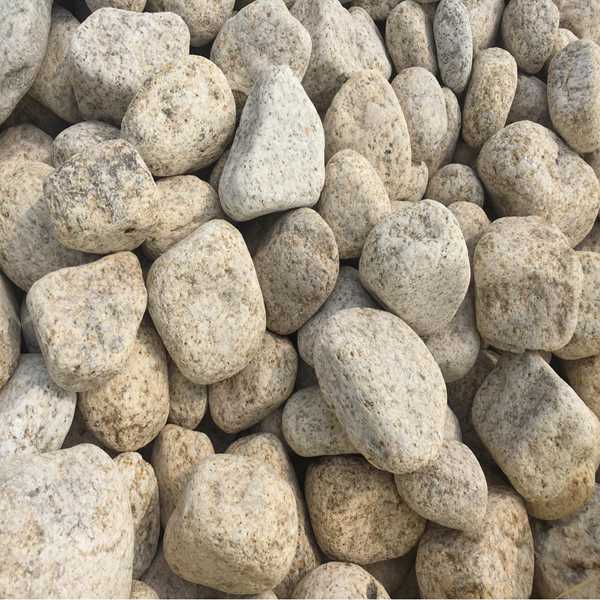Yellow Granite tumble pebble